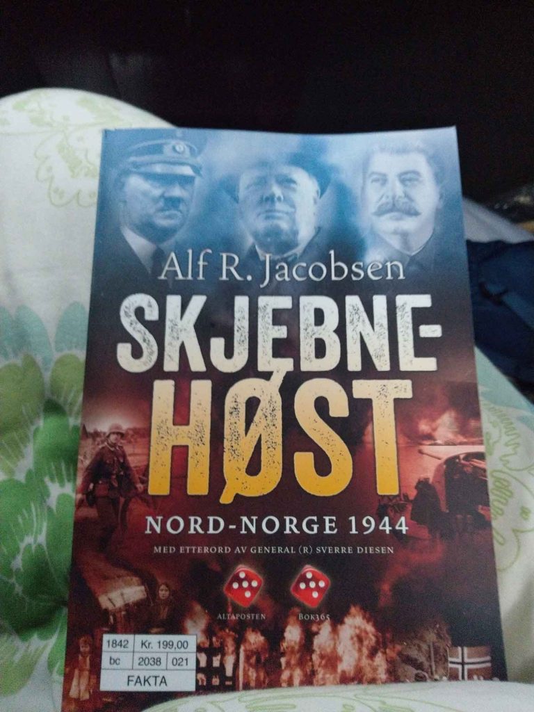 A book called Skjebnehøst by Alf R. Jacobsen.