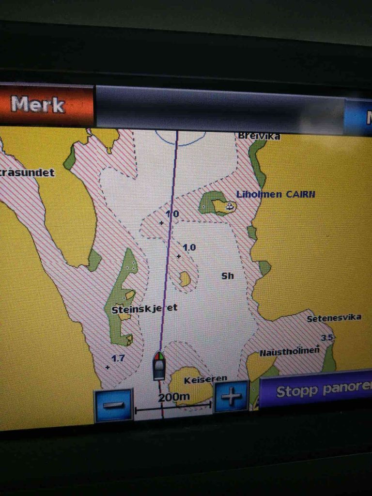 A GPS map. 